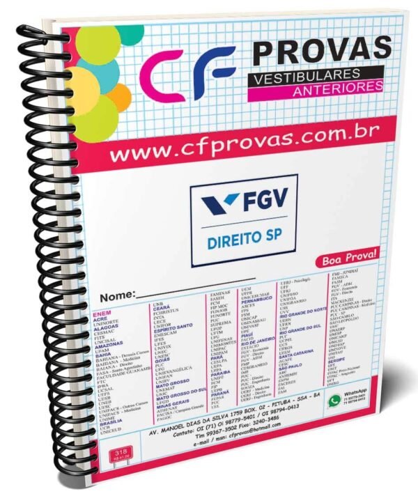 Provas FGV - Administração - 2022 a 2010